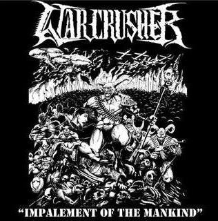 Warcrusher / Drowned In Blood- Impalement. Split DIGI-CD on Amer
