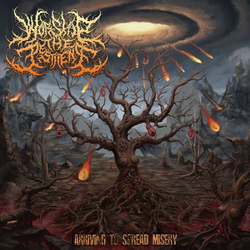 Worship The Pestilence- Arriving To Spread Misery CD on Rotten Music